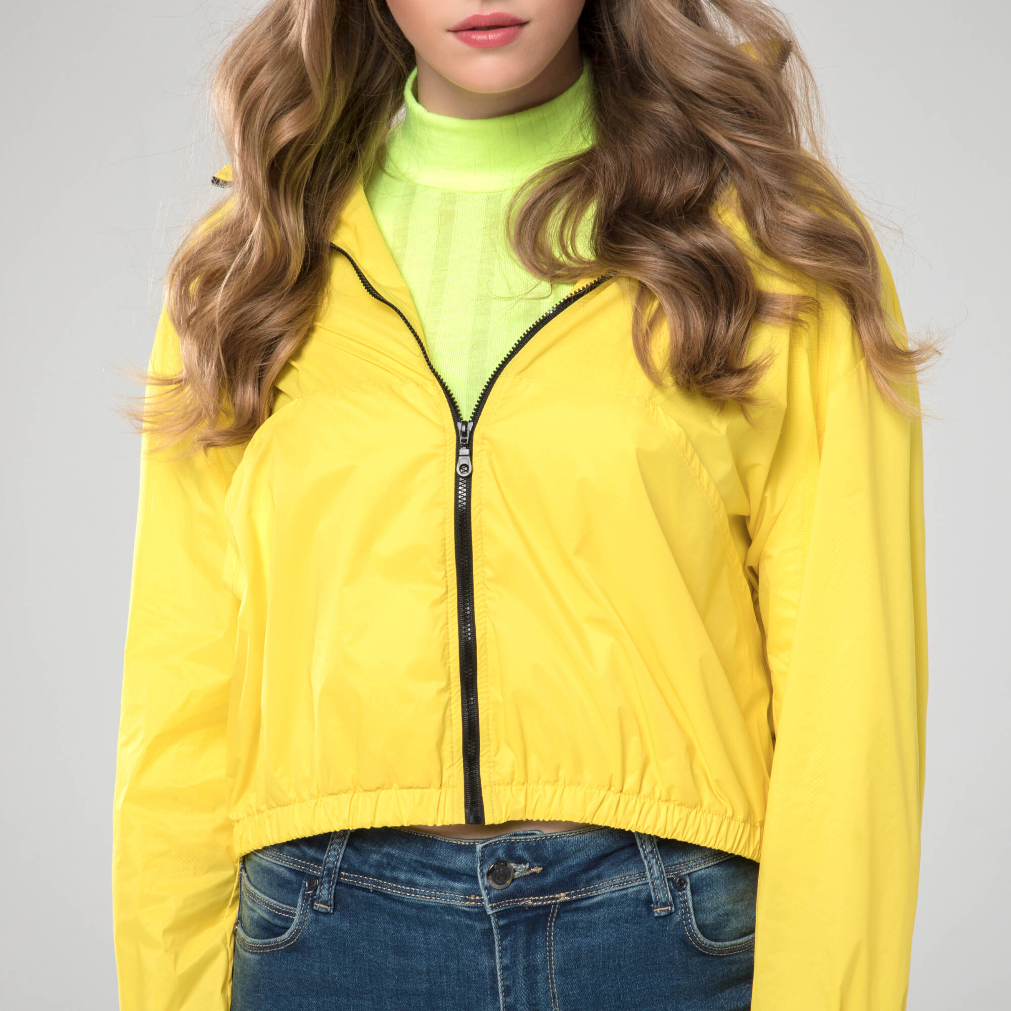 Bright yellow jacket